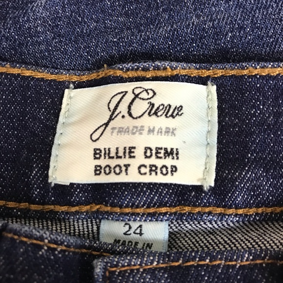 J.Crew Billie Demi boot crop jeans 24 - Picture 6 of 7